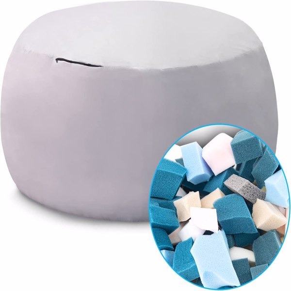Plush velvet bean bag cover that transforms your space with soft, modern luxury