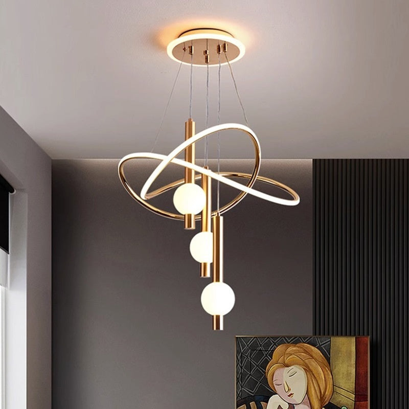 Playful lollipop-inspired chandelier that brings whimsical charm and modern elegance to any room