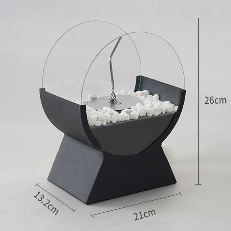 Modern portable fireplace that adds warmth and contemporary elegance to any setting