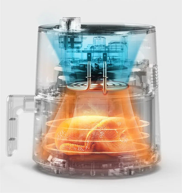 Sleek multifunctional air fryer that delivers effortless cooking with modern convenience