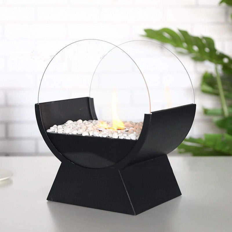 Modern portable fireplace that adds warmth and contemporary elegance to any setting