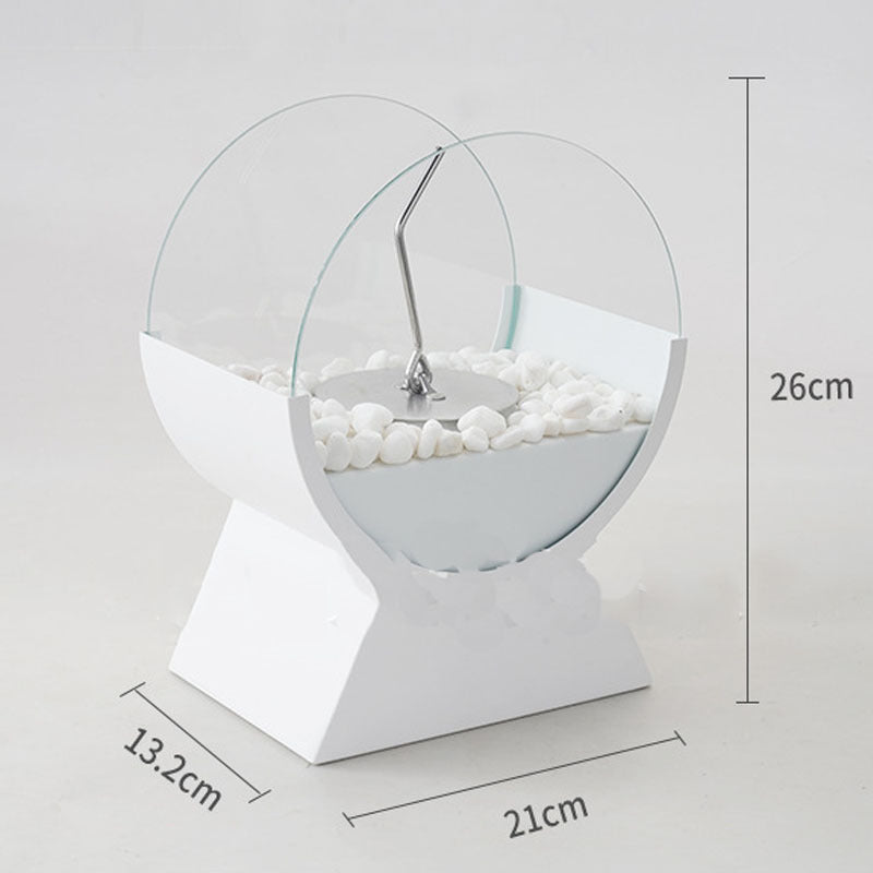 Modern portable fireplace that adds warmth and contemporary elegance to any setting