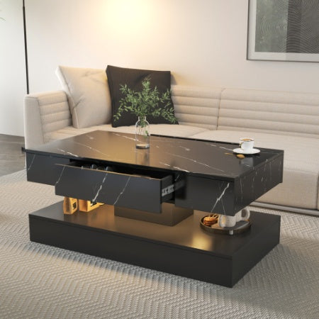 Modern LED coffee table that brings contemporary flair and luminous elegance to your living room